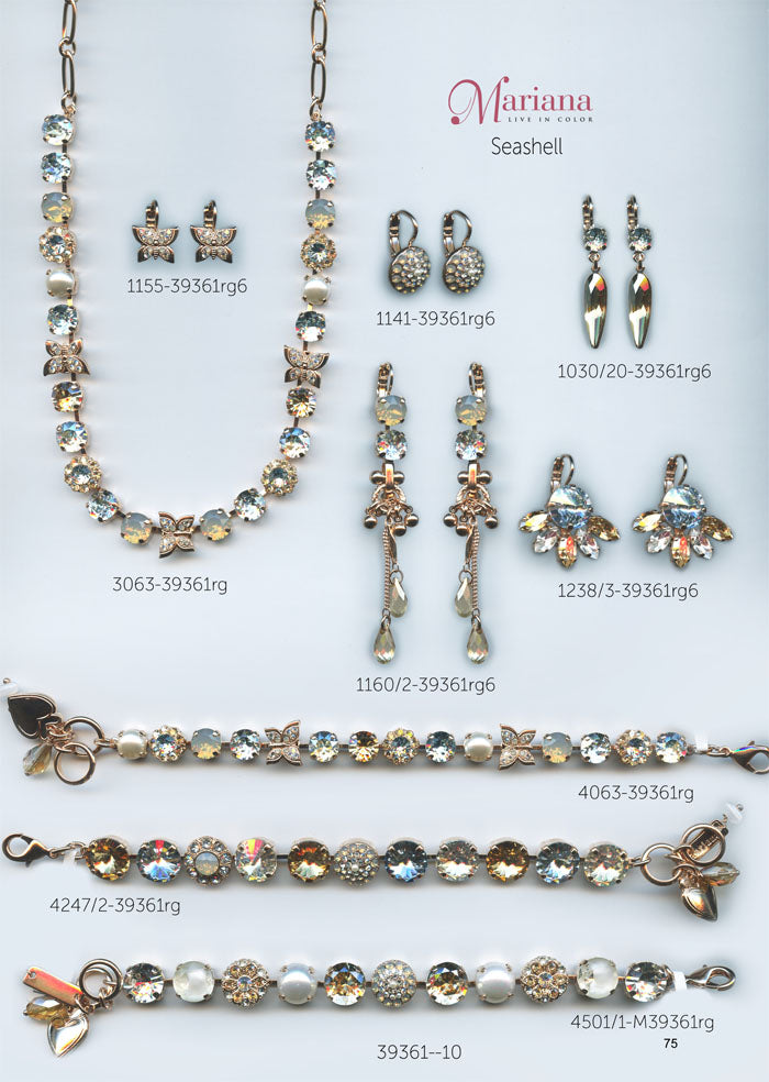 Mariana Jewelry Nature Catalog Swarovski Bracelets, Earrings, Necklaces, Rings Seashell Page 4