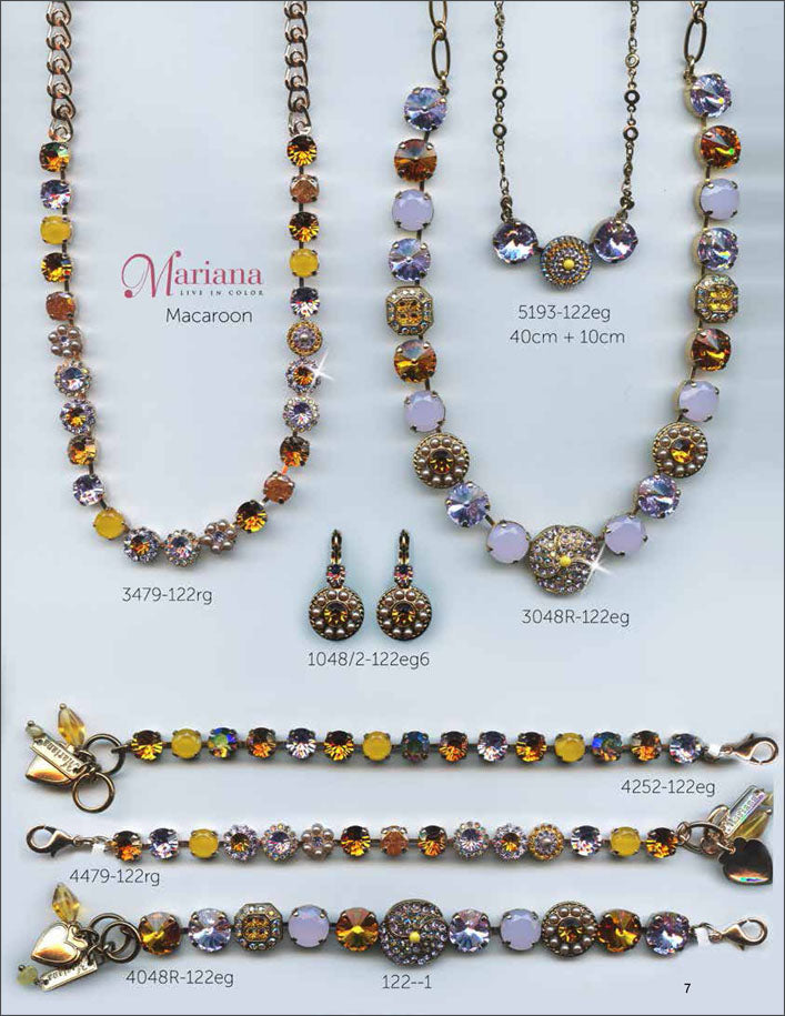 Mariana Jewelry The Sweet Life Bracelets Earrings Necklaces Rings Catalog Macaroon Yellow Lavender Page 7