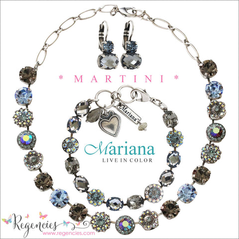 Mariana Blue Black Diamond AB Swarovski Crystal Jewelry