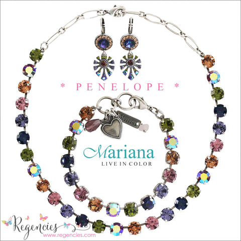 Mariana Penelope Multi Color Swarovski Jewelry Necklace Earrings Bracelet