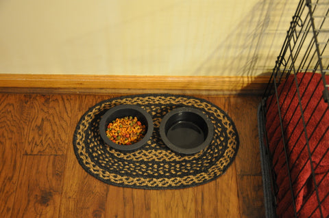 Placemat as pet food mat