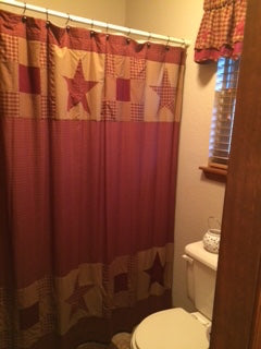 Ninepatch shower curtain