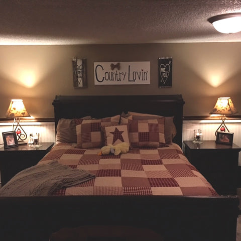 Cheston quilt shown in home