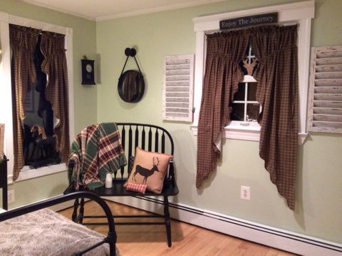 Customer picture of prairie curtains and pillow