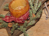 Primitive Christmas Treenware Large Scoop with Handle Primitive Christmas Treenware Large Scoop with Handle - Primitive Star Quilt Shop