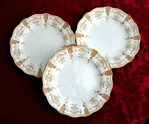 Superb Royal Crown Derby Salad Plate Set Of 3 Antique Art
