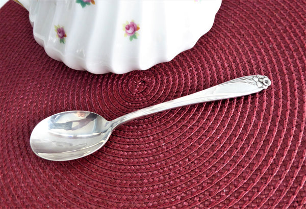 Bridal Veil Cream Soup Spoon 6" L 1950's Details about   International Sterling Silver Rogers 