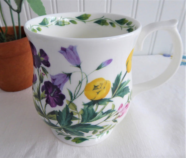 Mug The Garden Rhs Queens Purple Yellow Lavender Flowers English Bone Antiques And Teacups