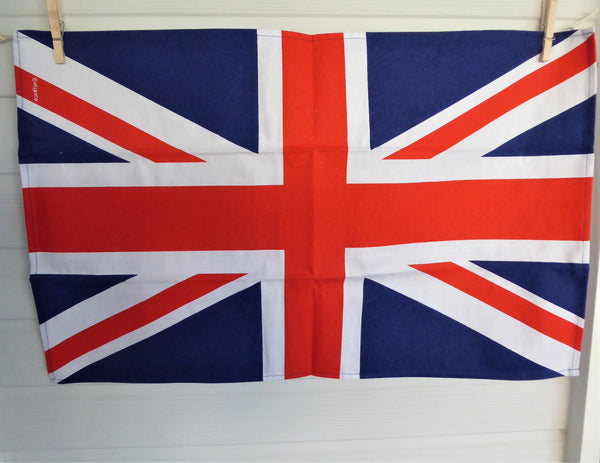 Union Jack Flag London Street Place Names Tea Towel Words Souvenir Gift GB UK UJ 