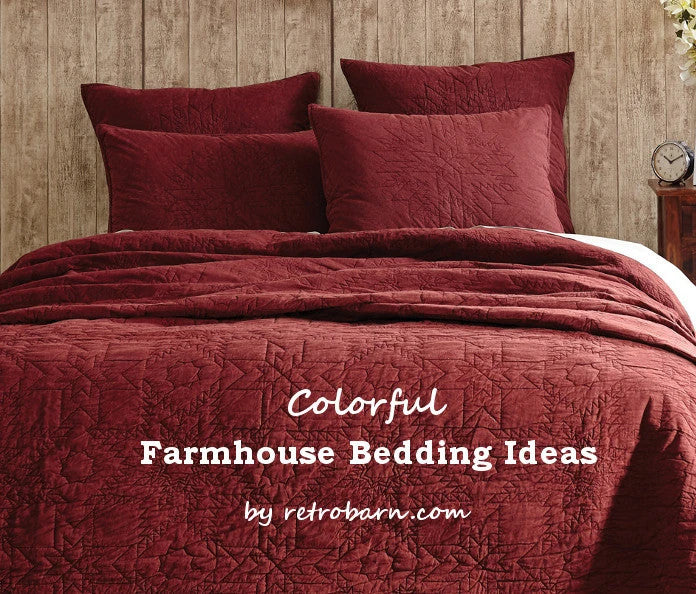 Colorful Farmhouse Bedding