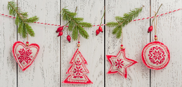 Homemade Country Christmas Ornaments