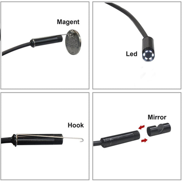 Wifi Endoscope Inspection Camera OTG USB Wireless Borescope IOS Waterproof Snake Camera Iphone Android Mirror