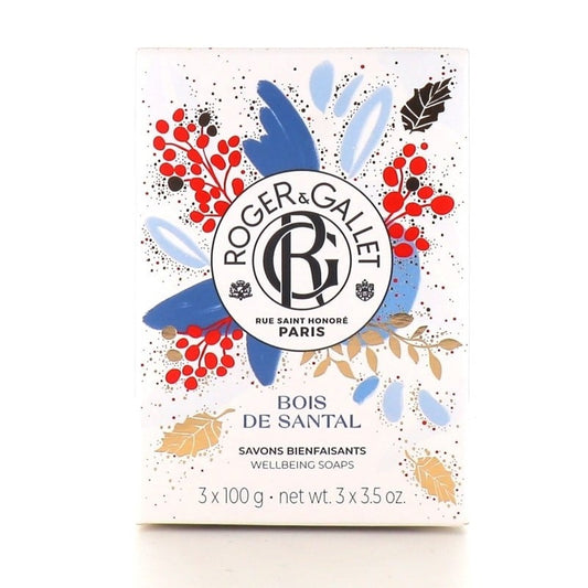 Roger & Gallet Bois de Santal Soap Gift Set 3 x 100g