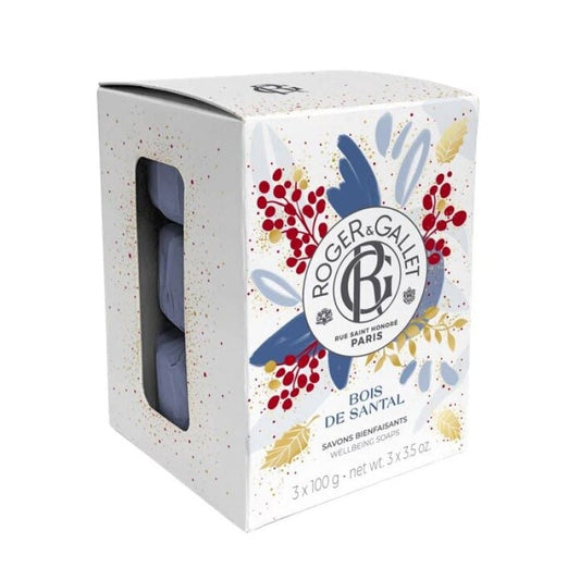 Roger & Gallet Bois de Santal Soap Gift Set 3 x 100g