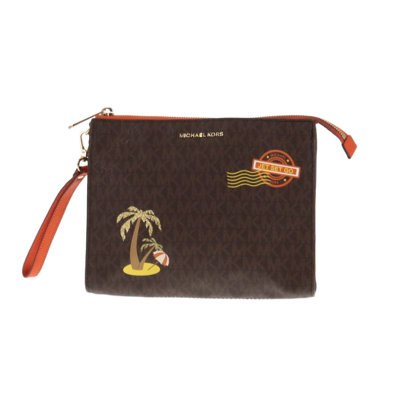 michael kors palm tree wallet