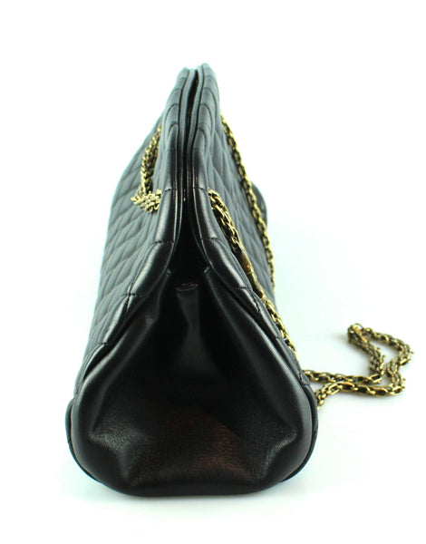 Chanel Medium Mademoiselle Black Lambskin Reissue Chain 2010/11 GH