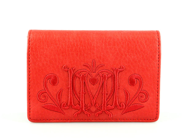 Love Moschino Red Mini Coin And Card Case