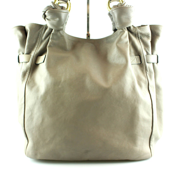 Marc Jacobs Taupe Leather Mercer Peet Tote