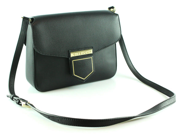 Givenchy Nobile Small Black Leather Shoulder Bag