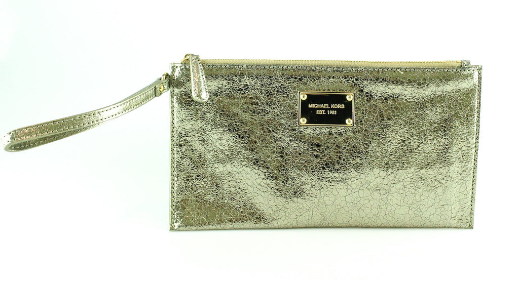 michael kors green wristlet