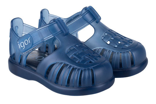 Igor Girl's and Boy's Tobby Sandal - Navy – Just Shoes for Kids