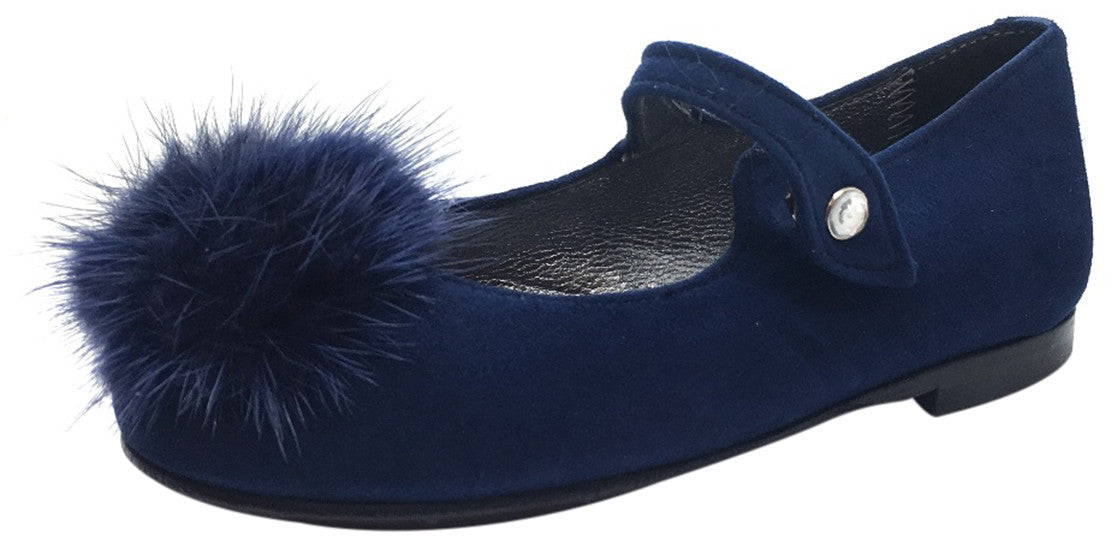 navy blue flats girls