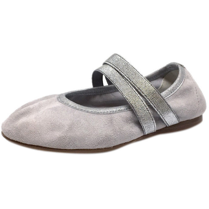 silver grey suede shoes