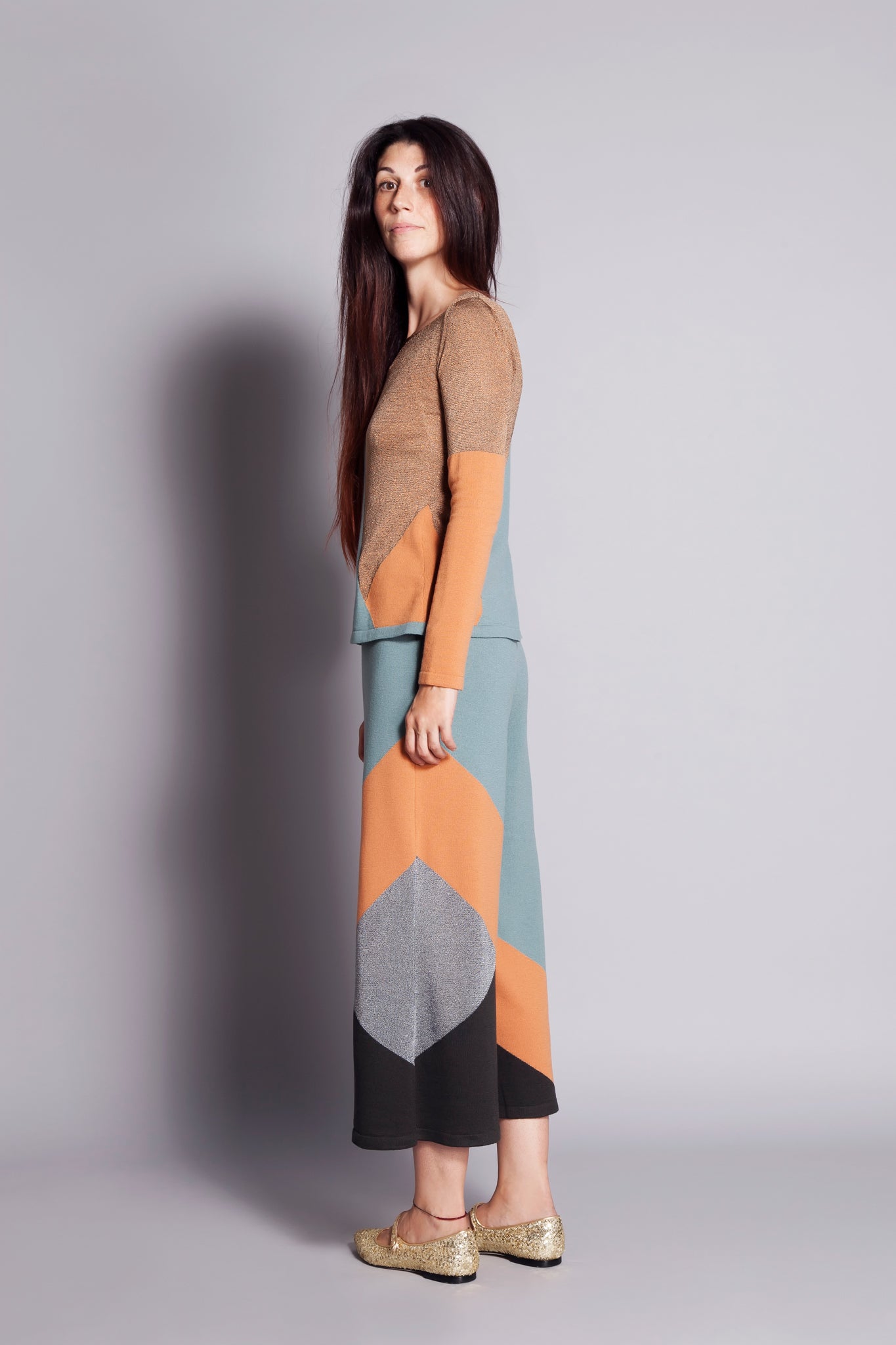 Sartoria Vico + Wait and See<br>Kaleidoscopic trousers