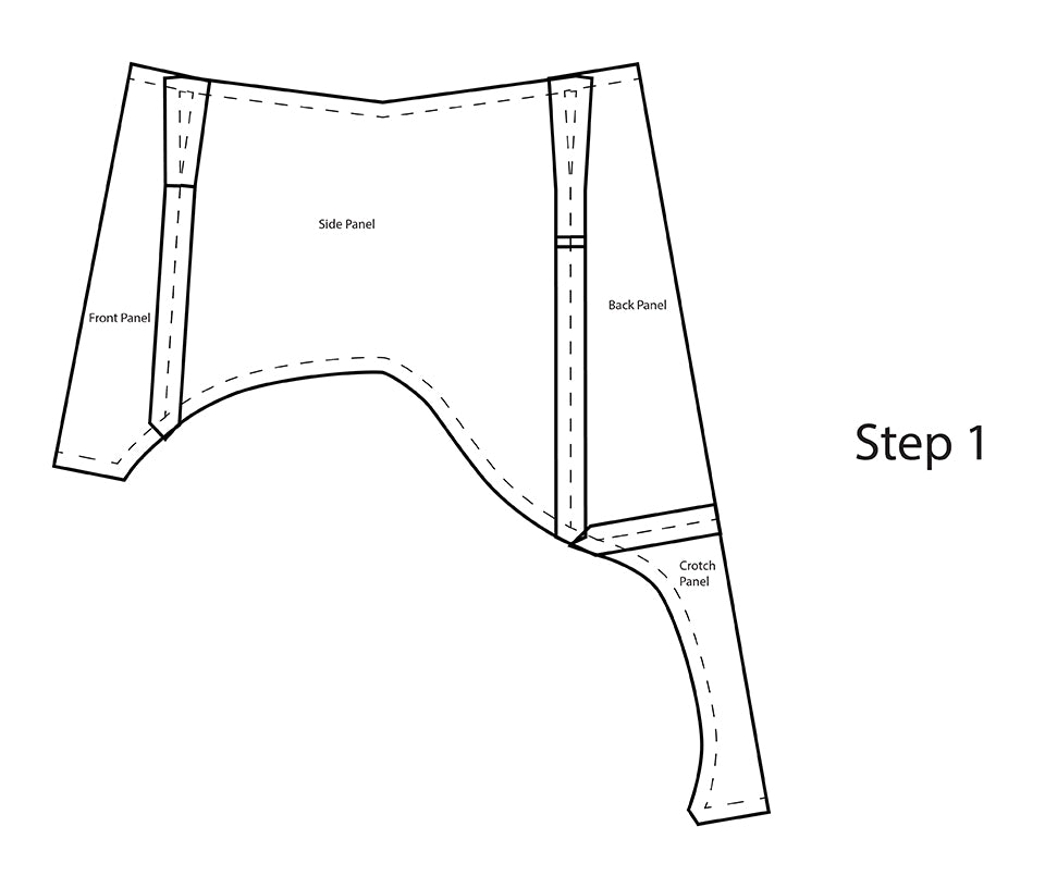 How to make a High Leg Cheeky Variation of the Munroe Pattern