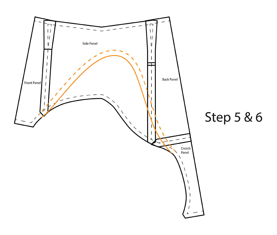 How to make a High Leg Cheeky Variation of the Munroe Pattern