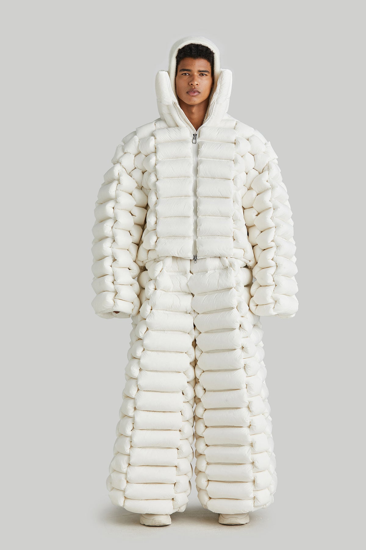 "PYTHON"OVERSIZED GOOSE DOWN JACKET