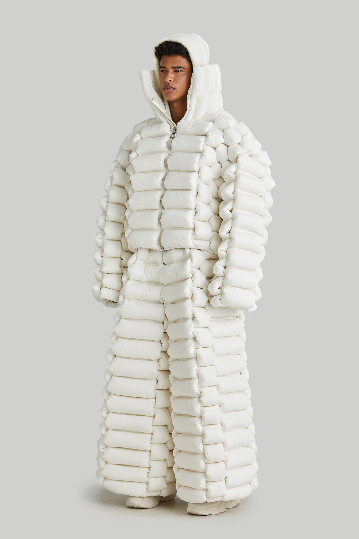 "PYTHON"OVERSIZED GOOSE DOWN JACKET