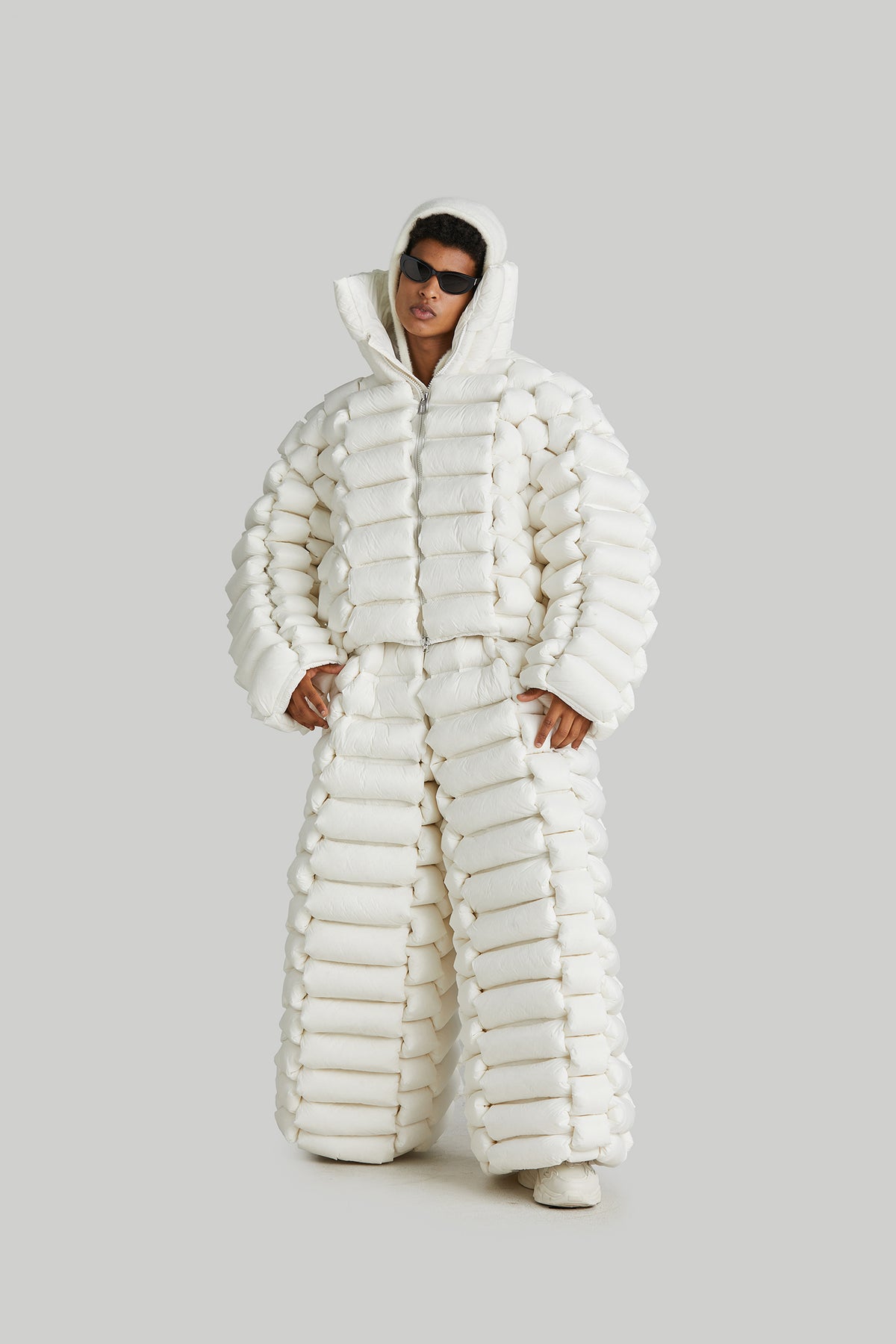 "PYTHON"OVERSIZED GOOSE DOWN JACKET