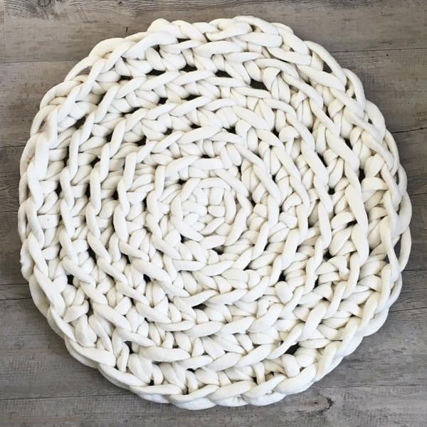 Ribbed Crochet Rug Pattern P L U M P C O