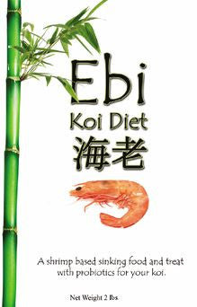 Blackwater Ebi Koi Food Diet - Shrimp Based Sinking Pellet - 2 lb Bag - Koi To The World