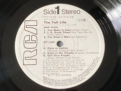 Jack Jones - The Full Life Promo LP 33⅓rpm (Out Of Print) (Graded:NM/NM)