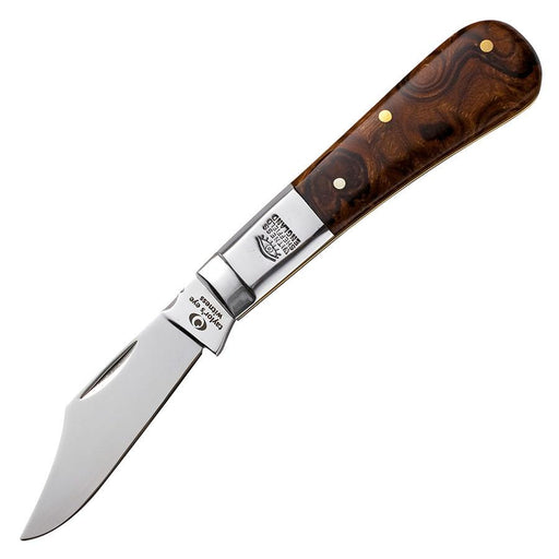 Taylor's Eye Witness Premier Collection Barlow Pocket Knife with Worked Back, Ironwood - Fendrihan Canada - 1