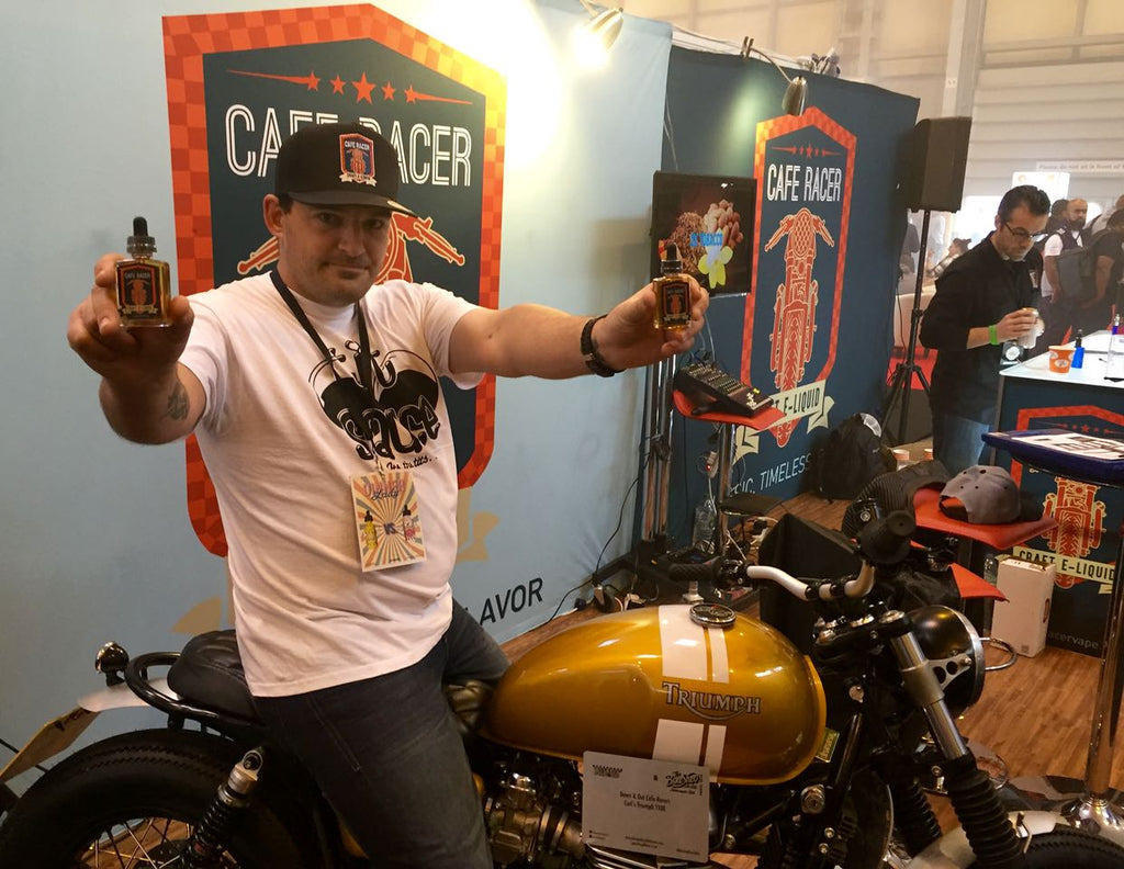Cafe Racer Booth at Vaper Expo UK 2016