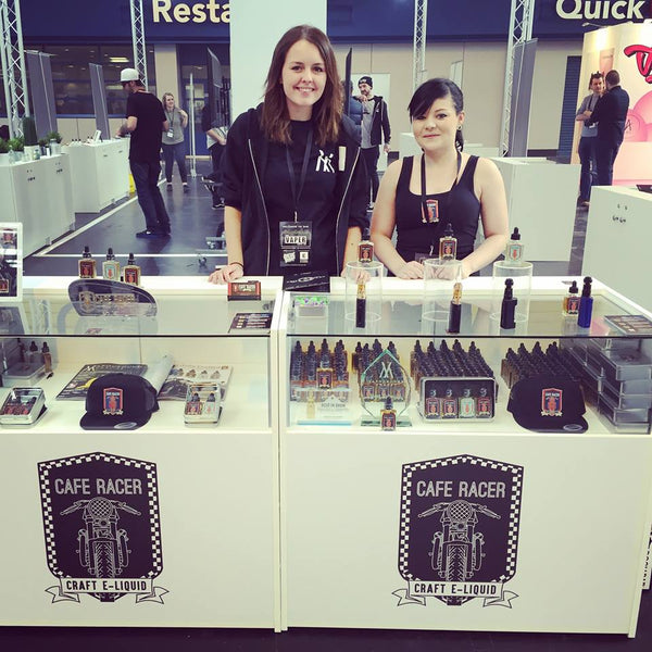Cafe Racer stand at the Vaper Expo UK 2016 Birmingham