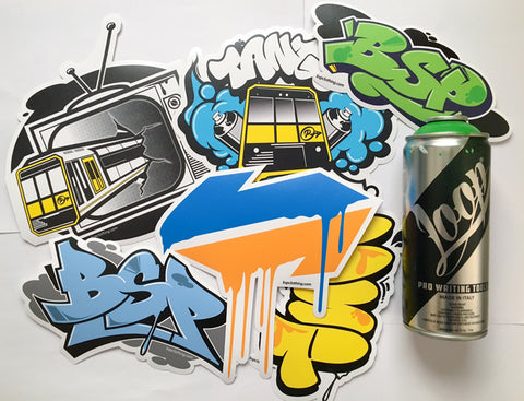 BSP Graffiti Stickers