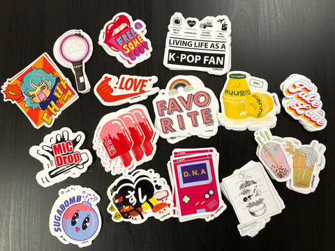 kpop vinyl stickers