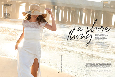 A Shore Thing - Bridal Guide Featuring Cristina Sabatini
