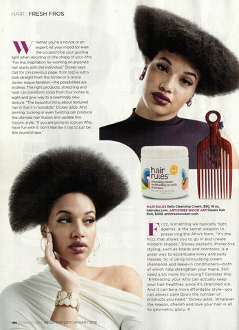 Cristina Sabatini Hoop in Essence Magazine