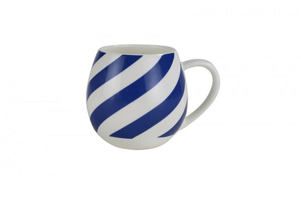 Mini Hug Me Mug Blue and White Stripe
