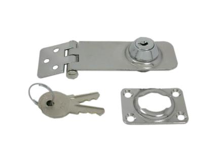 AISI 316 Marine Grade Stainless Steel Boat Cabin Door Locking Hasp With 2 Keys