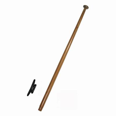Teak Wood  Boat Flag Pole Staff 16mm x 500mm