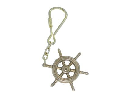 Rare Boat Wheel Key Ring