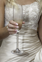 Champagne Gown With Matchable Jewelry