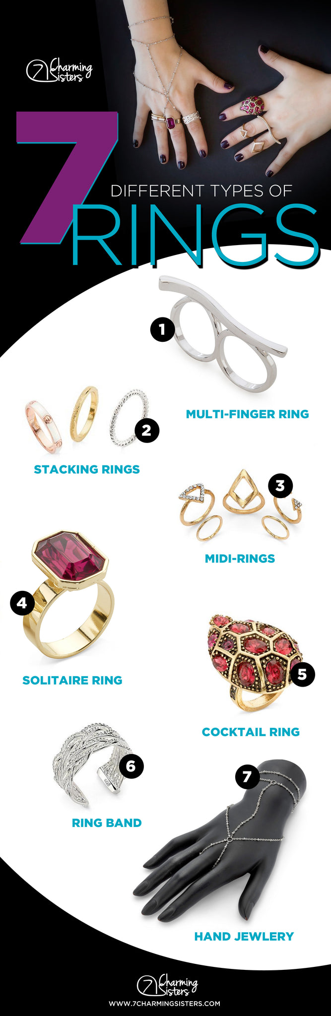 Ring Designs Online - 7 Charming Sister