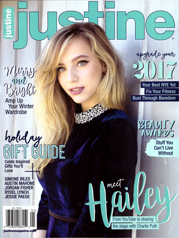 Meet Hailey in Justine magazine